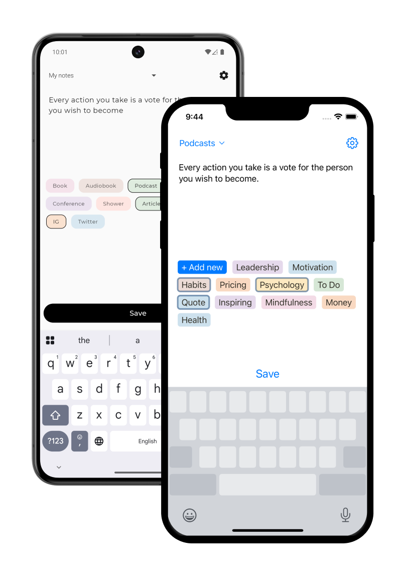Notionへのメモをワンタップで